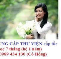 Tuyển sinh trung cấp thư viện thiết bị trường học cấp tốc tại Hà Nội