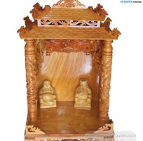 2 Bàn thờ ông địa gỗ,bàn thờ thần tài gỗ đẹp ở Bình Thạnh