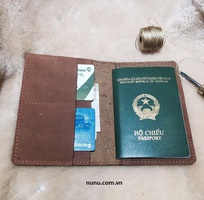 8 Bao da thật khâu tay passport và các giấy tờ khác giá hấp dẫn 190k