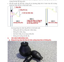 Cung cấp bóng test nước các loại đường kính tại HCM