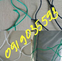 2 Lưới bóng đá sợi dù sợi cước nhựa,lưới khung thành sân cỏ nhân tạo
