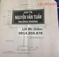 4 Biển Chức Danh Mica Quân Đội - Bảng Tên Chức Danh Để Bàn