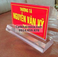 6 Biển Chức Danh Mica Quân Đội - Bảng Tên Chức Danh Để Bàn