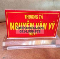 7 Biển Chức Danh Mica Quân Đội - Bảng Tên Chức Danh Để Bàn