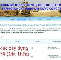 Dịch vụ đăng tải thông tin năng lực nhà thầu lên website của bộ xây dựng giá rẻ