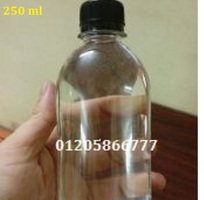 6 Phân phối bán buôn, bán lẻ chai nhựa PET đẹp nắp đen 250-300- 350ml, 500ml