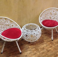 6 Ghế ban công mây nhựa, ghế ngồi thư giãn đọc sách nhỏ gọn xinh xắn ấn tượng