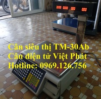 3 Cân Việt Phát, bán siêu thị TM-30Ab - cân siêu thị điện tử in tem nhãn, mã vạch, phần mềm quản lý.