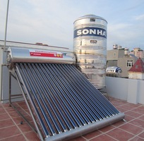 Lắp đặt máy nước nóng năng lượng mặt trời Sơn Hà