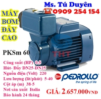 Nơi bán máy bơm nước đẩy cao PKSm 80 1HP giá rẻ
