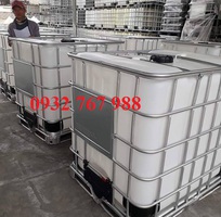 4 Tank nhựa ibc 1000 lít, bồn đựng hóa chất 1000 lít, can nhựa đựng hóa chất, can nhựa đựng thực phẩm