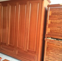 2 Tủ quần áo gỗ xoan đào mun loại 3,4,5,6 buồng