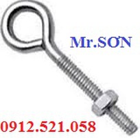 4 Eye bolt - mắt cẩu inox M4,M5...M36 có sẵn. Bu lông mắt inox M6 - M20,tai cẩu dương M48,M56,M64, rẻ.