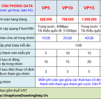 1 Gói Cước Văn Phòng Data VNPT Gói cước tích hợp đa dịch vụ ưu đãi cho Doanh Nghiệp