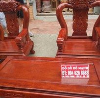 3 Bộ bàn ghế trạm voi gỗ lim tay 10 và tay 12