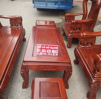 5 Bộ bàn ghế trạm voi gỗ lim tay 10 và tay 12