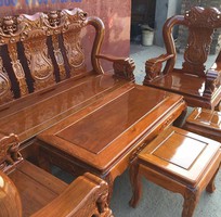 10 Bộ bàn ghế trạm voi gỗ lim tay 10 và tay 12
