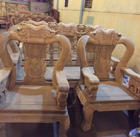 11 Bộ bàn ghế trạm voi gỗ lim tay 10 và tay 12