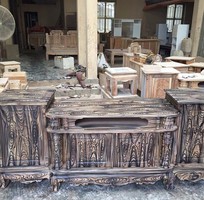 4 Kệ tivi mõ nho gỗ tràm