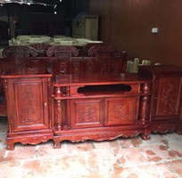 5 Kệ tivi mõ nho gỗ tràm
