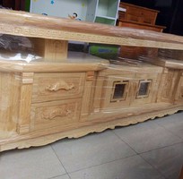2 Kệ tivi nhật và kệ tivi mâm gỗ sồi Nga