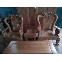 5 Bộ bàn ghế giả cổ Minh Quốc đào tay 10 và tay 12 gỗ sồi