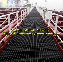 2 Lan can tay vịn không rỉ sét, tấm sàn thao tác frp grating kháng hóa chất