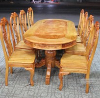 1 Bộ Bàn Ghế Ăn Gỗ Gõ Đỏ