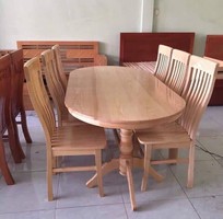3 Bộ bàn ghế ăn ​2 tầng - Gỗ sồi Nga tại cửa hàng Đồ Gỗ Đỗ Mạnh