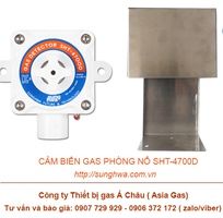 Đầu dò báo rò gas lắp đặt khu bồn chứa gas LPG