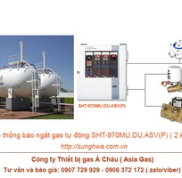 2 Đầu dò báo rò gas lắp đặt khu bồn chứa gas LPG