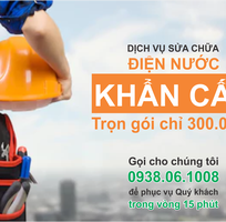 Dịch vụ SỬA CHỮA ĐIỆN NƯỚC TẠI NHÀ  KHẨN CẤP trọn gói chỉ 300.000đ