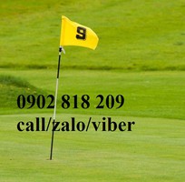4 Lá cờ golf vải có trục nhựa