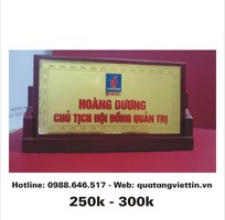 3 Biển chức danh cao cấp đồng ăn mòn, biển để bàn