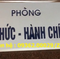 1 Biển hiệu phòng ban mica, biển tên phòng ban