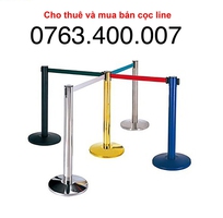 6 Cho thuê cọc barrier - Trụ Inox - Cọc line sân bay