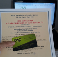 Xin giấy phép an toàn thực phẩm tại quận 1 Xin giấy phép an toàn thực phẩm tại quận 1