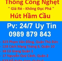 1 Thông Cống Nghẹt - Máy Lò so - Rút Hầm Cầu   Giá Rẻ