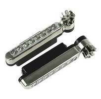4 1 cặp đèn hướng gió xe hơi với quạt quay tám đèn LED độ sáng cao
