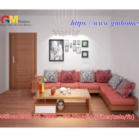 17 Sofa gỗ chữ l đẹp cho phòng khách thêm sang trọng