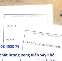 Công bố chất lượng rong biển sấy khô tại Ban quản lý ATTP Công bố chất lượng rong biển sấy khô tại Ban quản lý ATTP