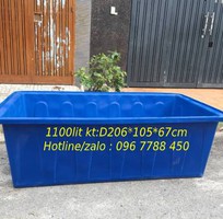 Thùng chữ nhật nuôi cá cảnh 1100 lít giá rẻ