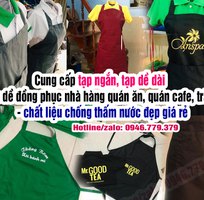 14 In tạp dề đồng phục, may tạp dề đồng phục đẹp giá rẻ TPHCM