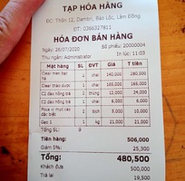 1 Siêu thị bách hóa tại Lâm Đồng đã lắp đặt máy tính tiền giá rẻ