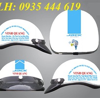 1 In logo quảng cáo lên Mũ bảo hiểm làm quà tặng tại Huế