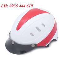 4 In logo quảng cáo lên Mũ bảo hiểm làm quà tặng tại Huế