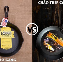 Nên chọn chảo gang hay chảo thép Carbon của Lodge cho gia đình