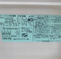 4 Tủ Lạnh Nội Địa Nhật Hitachi R-SF45XM hút chân không