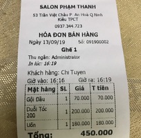 3 Tại Cần Thơ, tặng phần mềm quản lý bán hàng khi mua máy in cho Salon