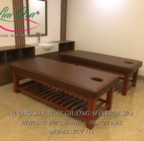 Giường massage khung gỗ tại cẩm phả